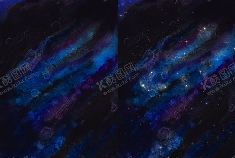 编号：46343409120223309258【酷图网】源文件下载-蓝色宇宙星云星空背景图片素材