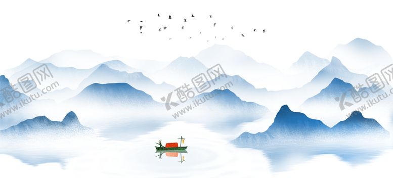 编号：69010210170136051232【酷图网】源文件下载-国画山水画