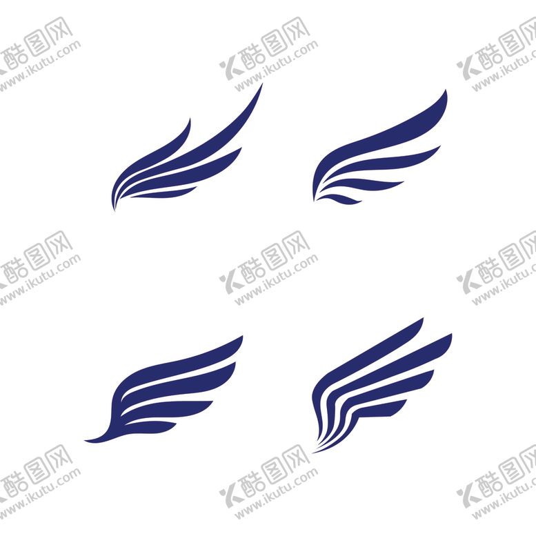 编号：13560706280004086694【酷图网】源文件下载-翅膀logo