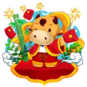 卡通牛形象