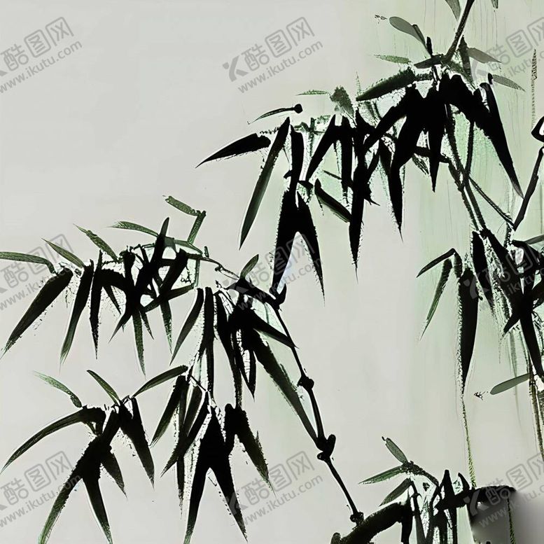 编号：18205409210251258613【酷图网】源文件下载-国画竹子