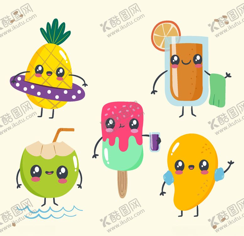 编号：27974209270240099454【酷图网】源文件下载-可爱食物