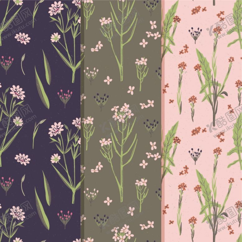 编号：27237310031539304507【酷图网】源文件下载-无缝花纹