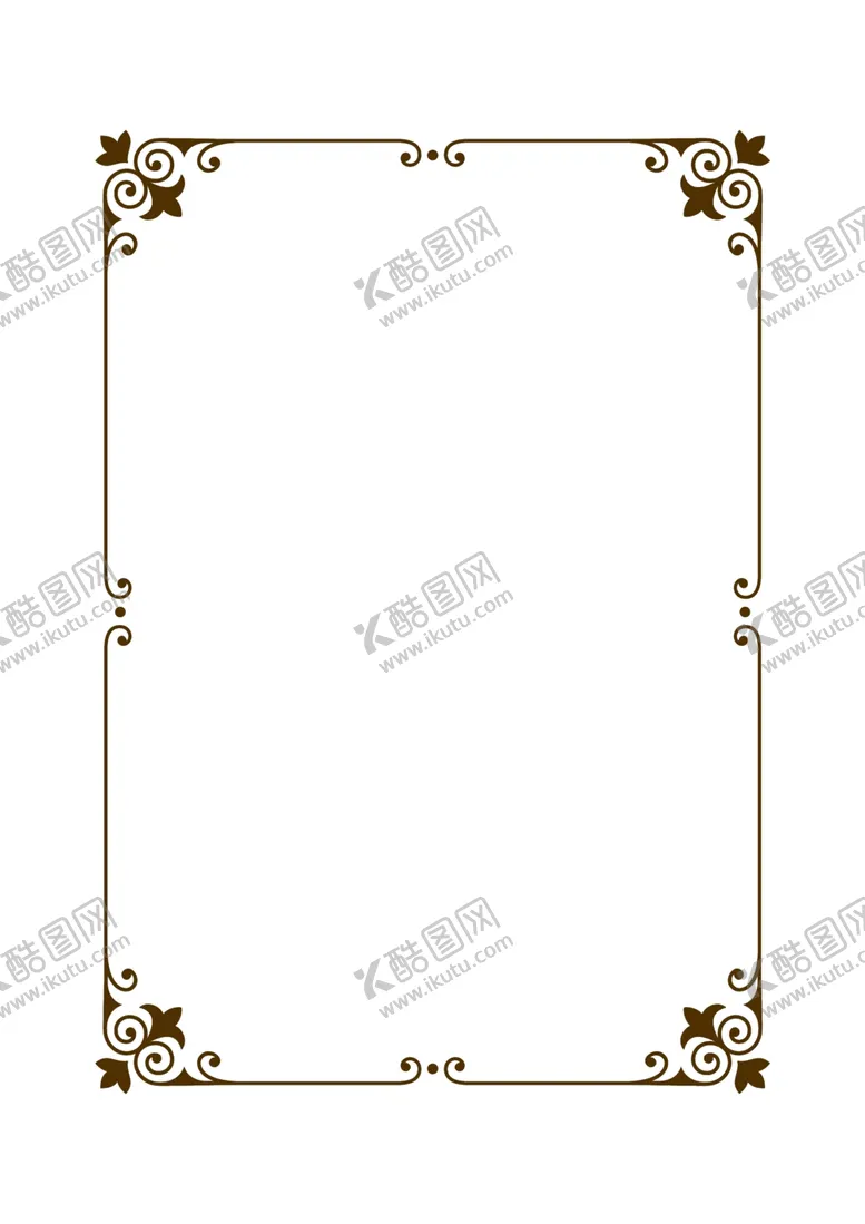 编号：60000906181800159348【酷图网】源文件下载-花纹边框