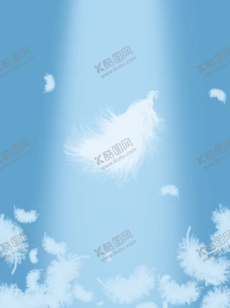 编号：70351409151720137309【酷图网】源文件下载-羽毛背景白色蓝色