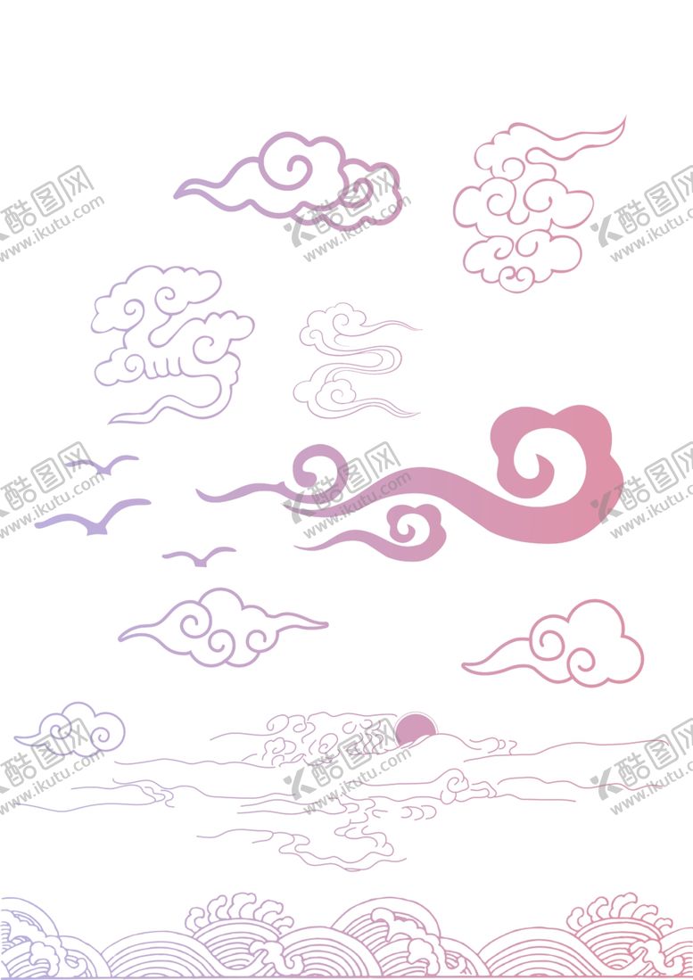 编号：30835804041030162866【酷图网】源文件下载-云纹图案