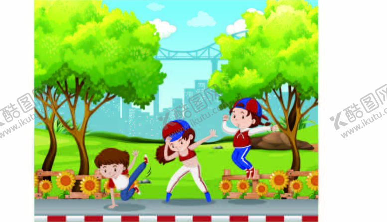 编号：94862710171900568365【酷图网】源文件下载-ai矢量户外街舞人物