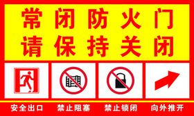 常闭防火门