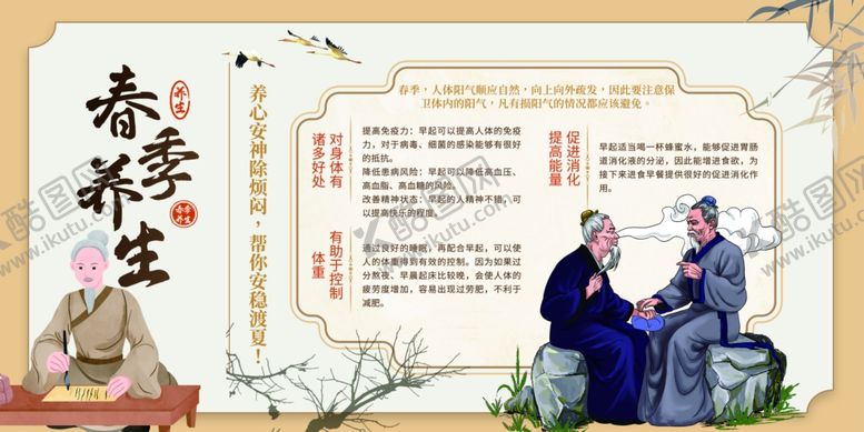 编号：83128404050827489046【酷图网】源文件下载-中医春季养生展板