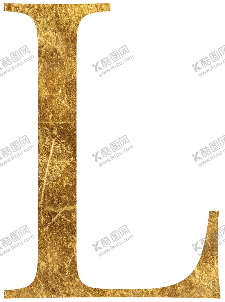 编号：11864510260535121052【酷图网】源文件下载-金色质感字母