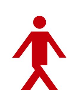 人行剪影
