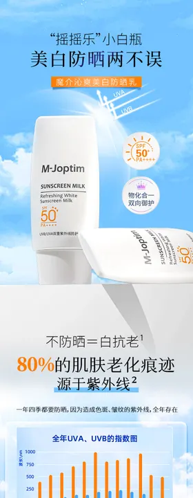 防晒霜详情页