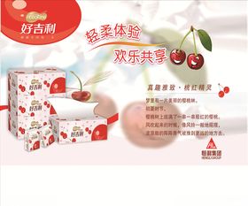 好吉利樱桃柔韧抽纸C02200