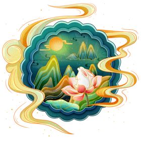 中秋节吊旗淘宝月饼情满