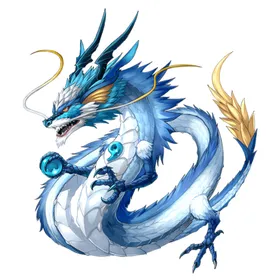 中国风金色龙元素