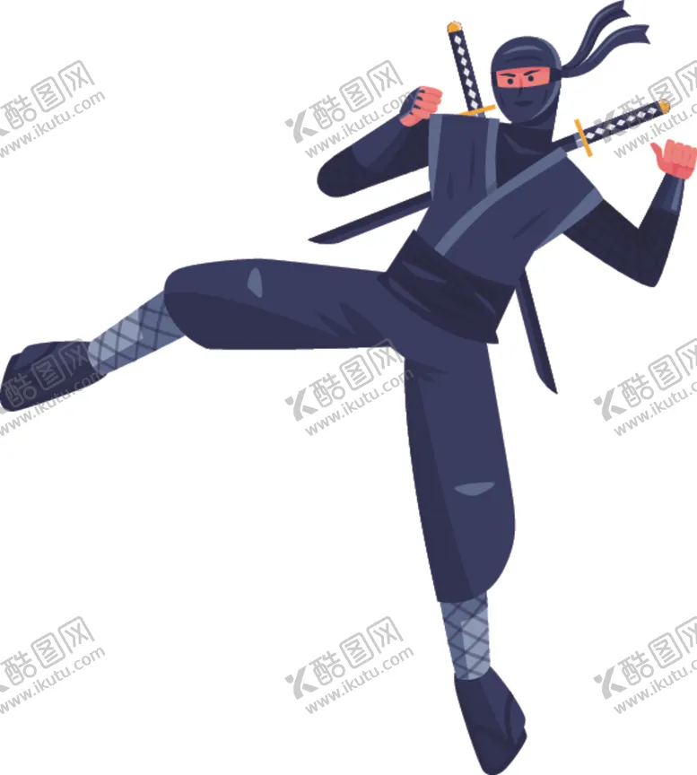编号：72460204080848506634【酷图网】源文件下载-卡通忍者