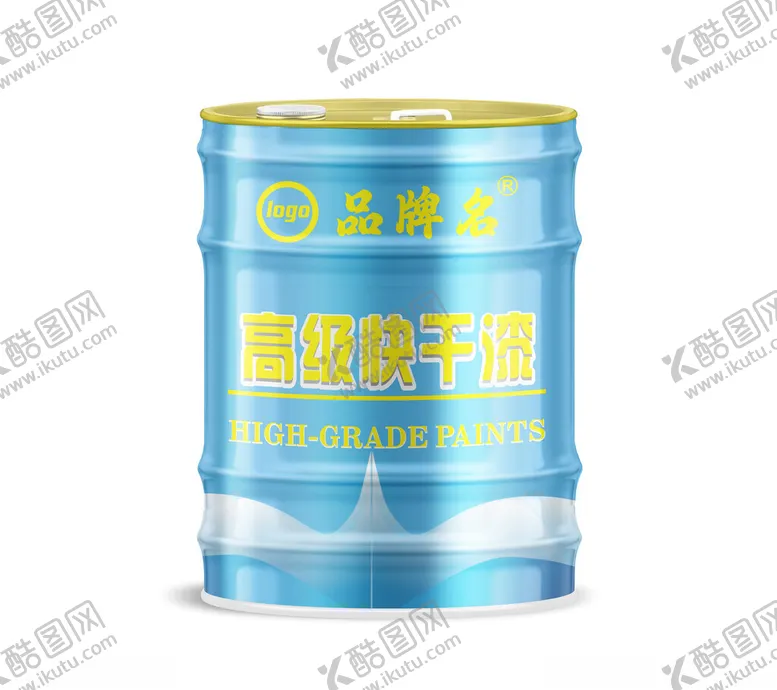 编号：85600812151822464765【酷图网】源文件下载-涂料包装平面展开图