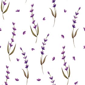 水彩清新无缝花纹