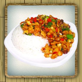 宫保鸡丁盖饭