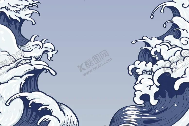编号：10680405052348019043【酷图网】源文件下载-海浪波浪波纹