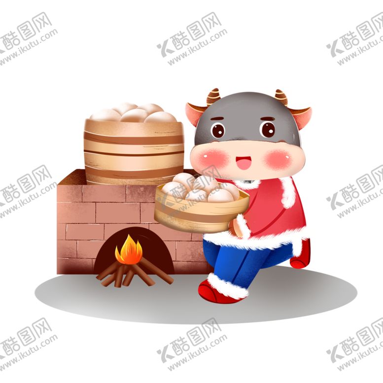 编号：47608205010602557946【酷图网】源文件下载-牛卡通形象(227)