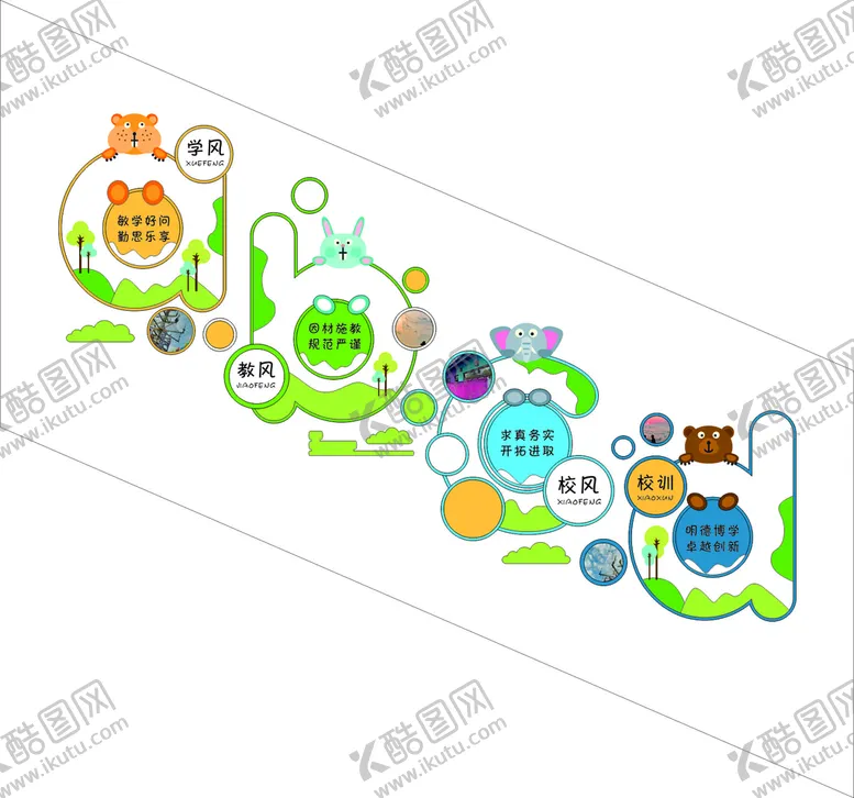 编号：57006101282131284860【酷图网】源文件下载-幼儿园文化墙
