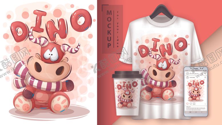 编号：49839009190808054390【酷图网】源文件下载-卡通印花图案