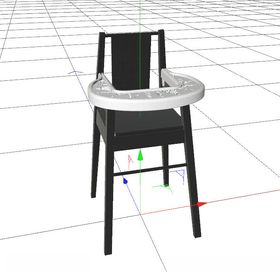 C4D模型宝宝椅