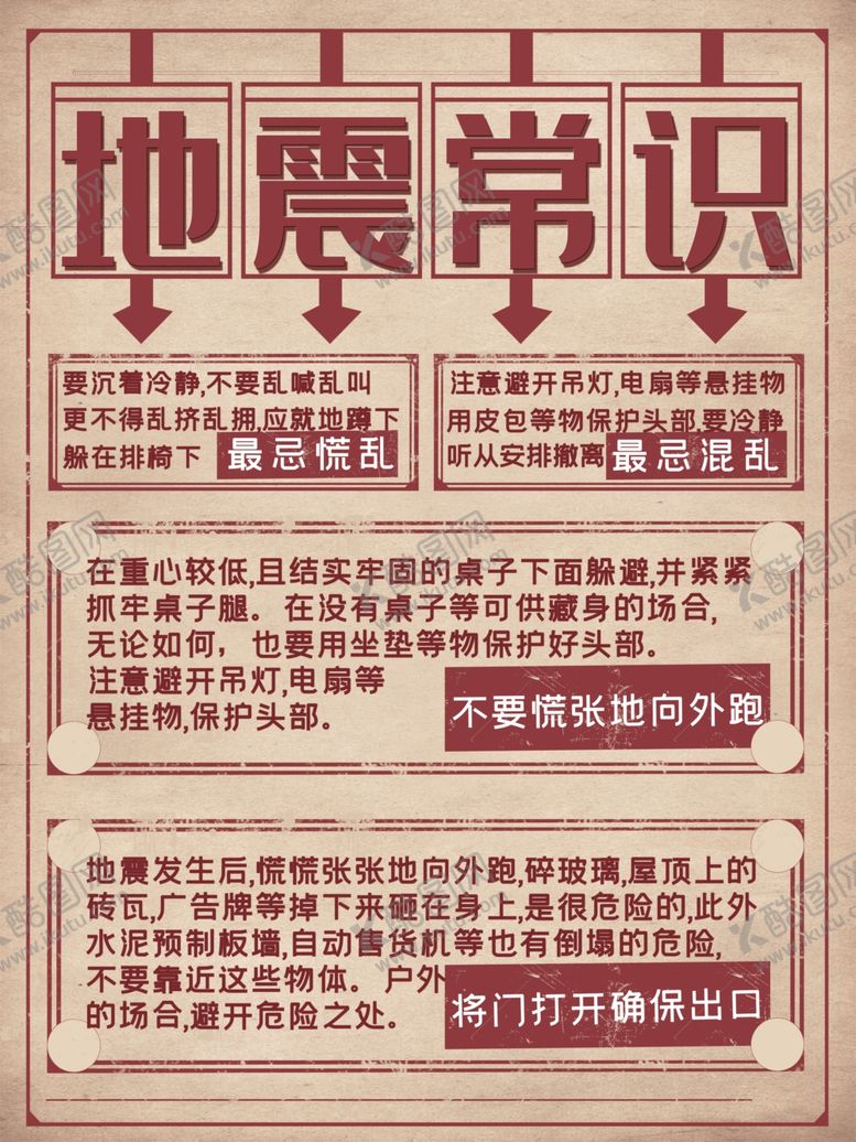 编号：12692410050042225503【酷图网】源文件下载-地震常识
