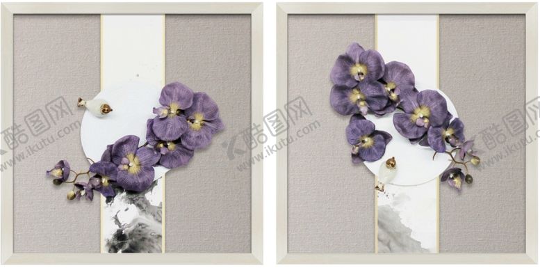 编号：95561410010215391829【酷图网】源文件下载-新中式禅意装饰画