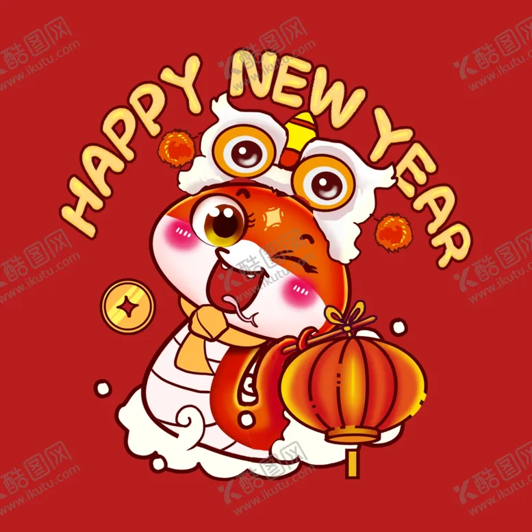 编号：37911101291046294805【酷图网】源文件下载-手绘卡通小蛇
