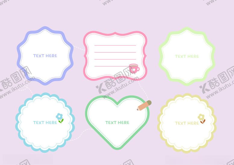 编号：59206504010616576358【酷图网】源文件下载-卡通边框标签