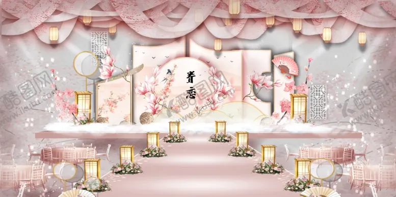编号：90723712041750148103【酷图网】源文件下载-中国风婚礼