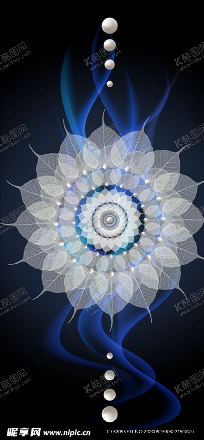 编号：96467606180024438377【酷图网】源文件下载-浮雕花珠宝花玄关图