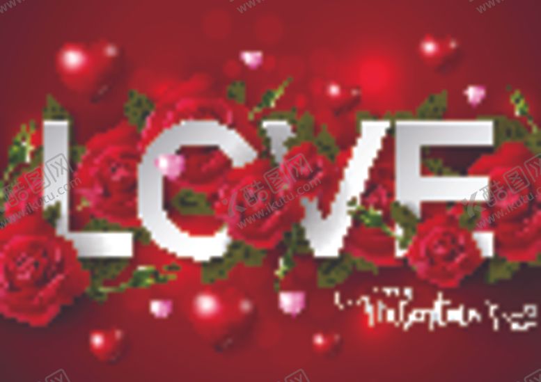 编号：94589510280829114327【酷图网】源文件下载-情人节背景