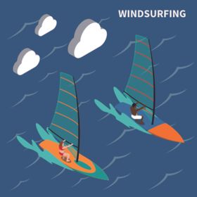 冲浪运动海报模板设计