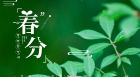 春分海报传统节气日期天清明