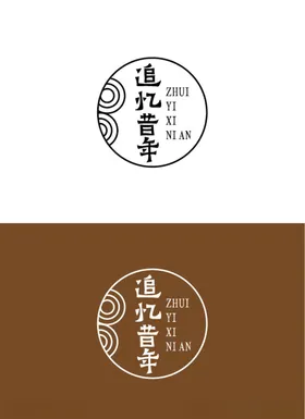 餐饮标识设计简约字母
