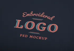 logo样机VI设计水晶字设计发光字