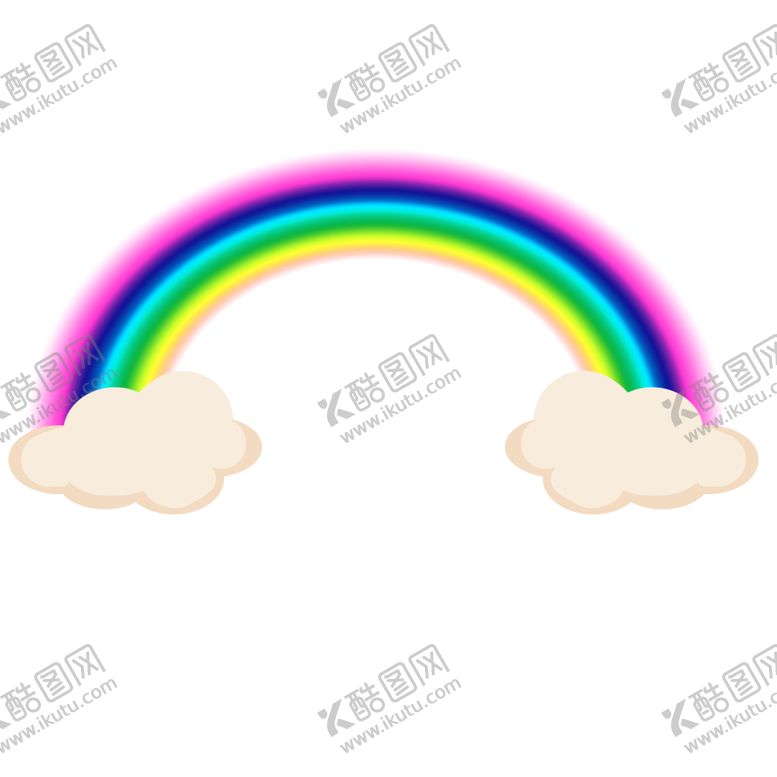 编号：90824912091438345921【酷图网】源文件下载-云朵和彩虹