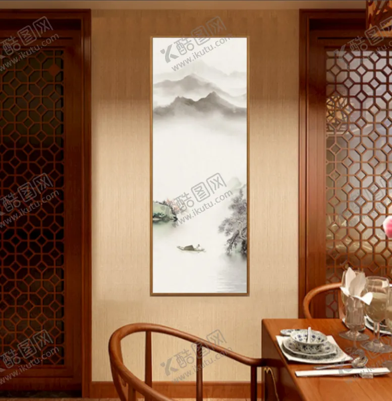 编号：16739009221023433579【酷图网】源文件下载-意境山水画