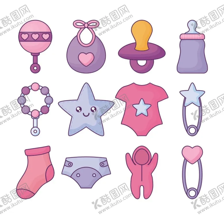 编号：45821910191925395503【酷图网】源文件下载-婴儿用品元素