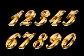 金色3数字