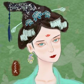 古风女妆