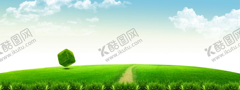 编号：97045609152051210817【酷图网】源文件下载-蓝天 草地 背景