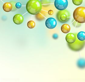 分子背景化学矢量图素材AI素材
