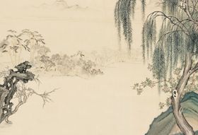 中国风山水组全画
