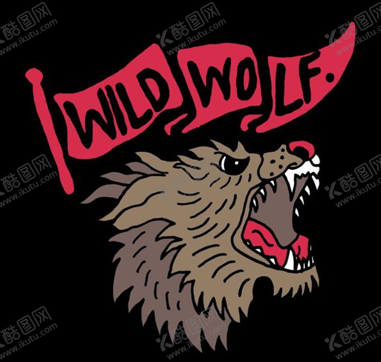 编号：10821010310258563699【酷图网】源文件下载-卡通狼头