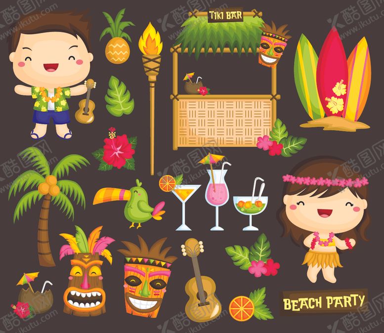 编号：21801109280414187785【酷图网】源文件下载-可爱儿童插画