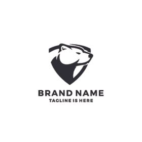 小熊图标logo卡通包装服装印花